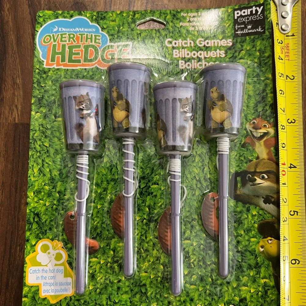 Over The Hedge Party Catch Game Favors Hallmark 2006 Set Of 9 Rare